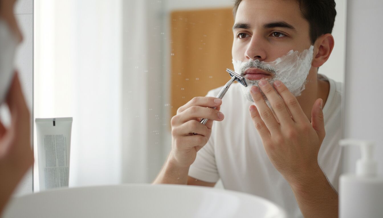 comment se raser la moustache pour la première fois