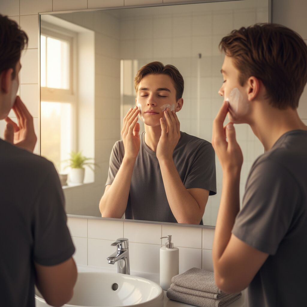 quand se raser la moustache pour la première fois