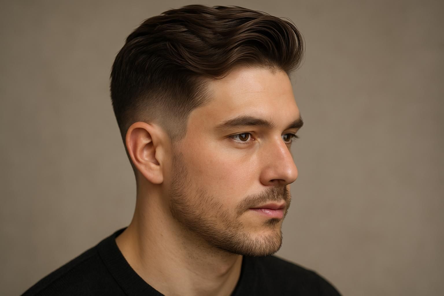 coupe de cheveux homme mi long dégradé