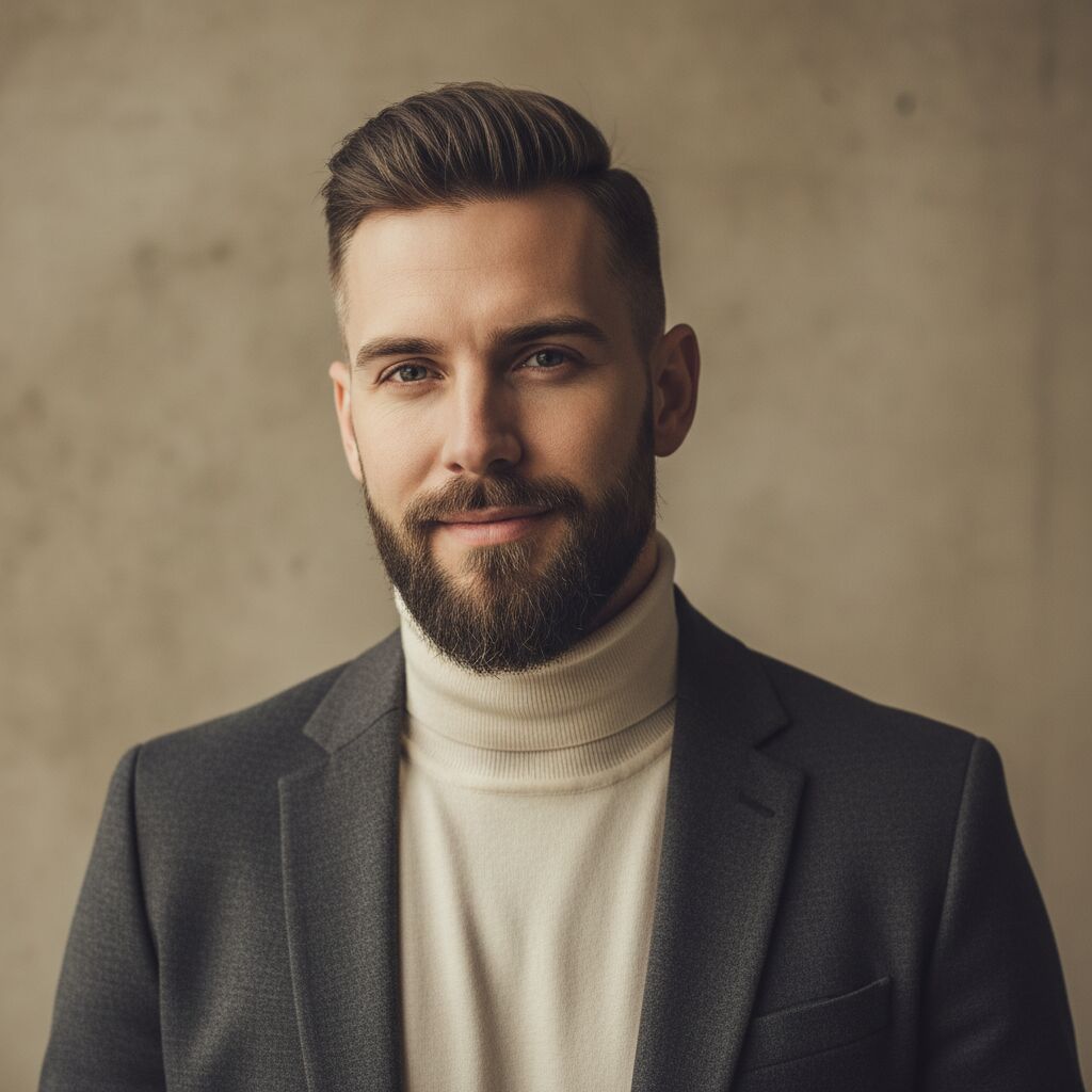 style barbe homme courte